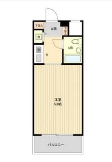 ジョイフル池袋要町【5階】の間取り