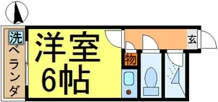 イクス新小岩【2階】の間取り