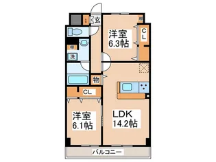 GranEbis【4階】の間取り