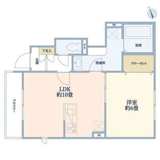 クレール・i【1階】の間取り