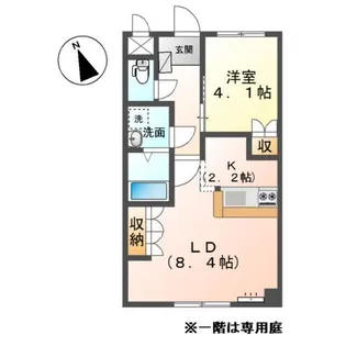 リバティ コート【1階】の間取り