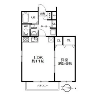 ムーンライトB【1階】の間取り