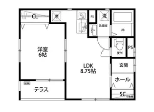 リーブルファイン八潮中央1号棟【1階】の間取り