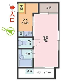ウイングハウス【2階】の間取り