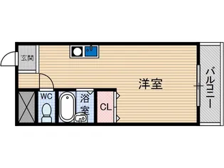 末広15番館【1階】の間取り