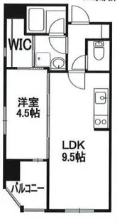 エフパークレジデンス東神奈川【4階】の間取り