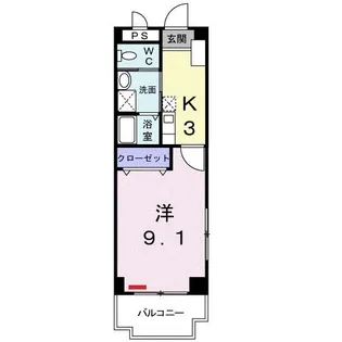 シェリート・リンド【3階】の間取り