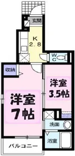 エトワール【1階】の間取り
