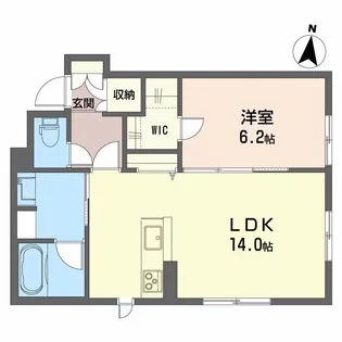 シャーメゾン 莉I【1階】の間取り