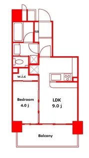 グローベル川崎ミッドスクエア【3階】の間取り