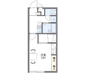 ヴィブレJK【1階】の間取り