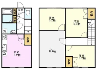 プレジール・カーサ・ベルデの間取り