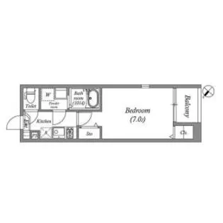 フェリスカーサ・ミオトーヤ【2階】の間取り