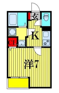 テラス カシェ【2階】の間取り