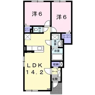 stay gold II【1階】の間取り