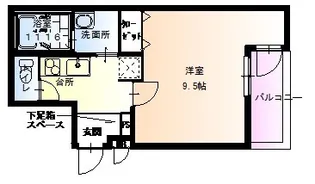 フジパレス山之内VI番館【3階】の間取り
