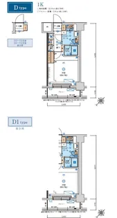 リヴシティ横濱ヒルサイドテラス【2階】の間取り