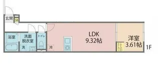 カインドネス西武柳沢北【1階】の間取り