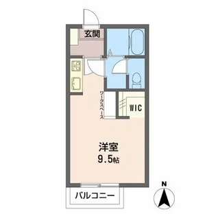 サンモール赤座【2階】の間取り