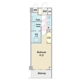 シエル アベニュー【2階】の間取り