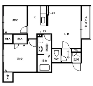 メゾン キュリオシティ【1階】の間取り