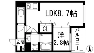 REGIES清荒神1【2階】の間取り
