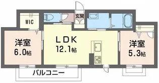 ローレルTAKU【3階】の間取り