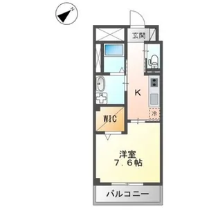 ローズガーデン舟入南【2階】の間取り
