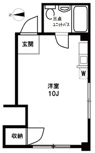 ナウルマンション【1階】の間取り