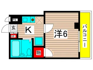 ハイクレスト海老原No3【2階】の間取り