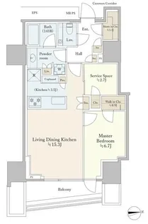 三田ガーデンヒルズ サウスヒル【3階】の間取り