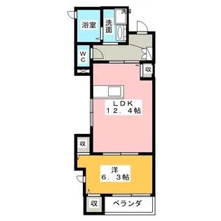 クラースTK覚王山【3階】の間取り