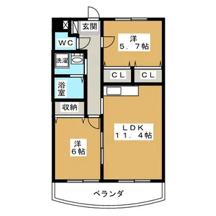ギフトIII【4階】の間取り