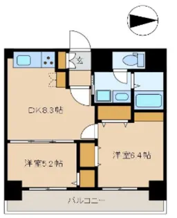 ニューライフ千駄木弐番館【3階】の間取り