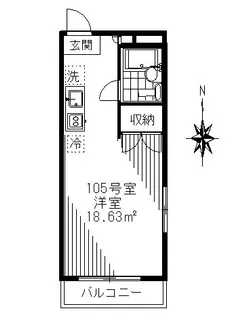ウエルストン【1階】の間取り