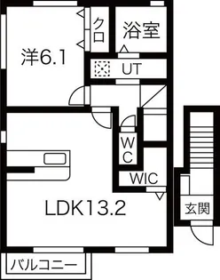 グリーンヒルズ大堤A棟【2階】の間取り