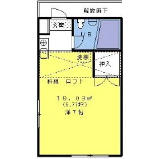 エクセル希望ヶ丘1【2階】の間取り