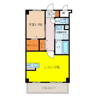 アコール鍋島【3階】の間取り