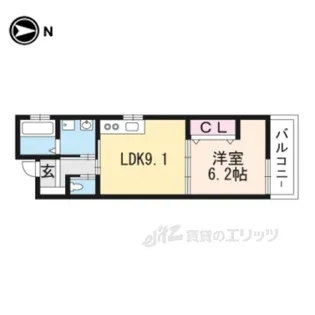 パインクレストJIN【2階】の間取り