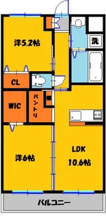 PalmeI【2階】の間取り