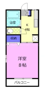 窪屋敷ハイツ【2階】の間取り