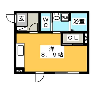 ルミエール杉本【1階】の間取り