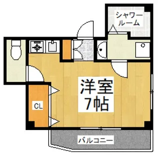 エルメゾン富正【3階】の間取り
