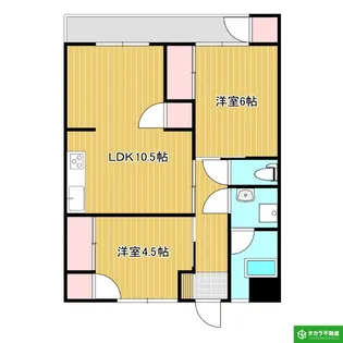 プレステージ大分【3階】の間取り