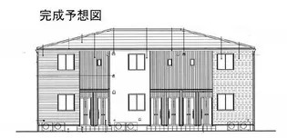 福島県安達郡大玉村玉井字南町【アパート】の外観