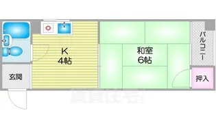 栄光ロイヤルハイツ【1階】の間取り