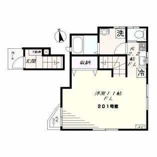 カーサ アリエッタの間取り