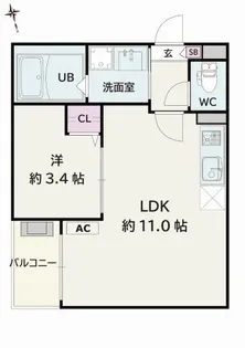 Jack matobakitaI【1階】の間取り