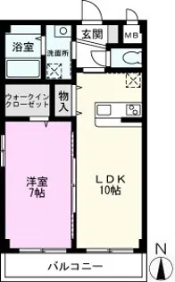 プログレッソ【2階】の間取り