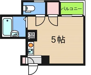 和所マンション中加賀屋【5階】の間取り